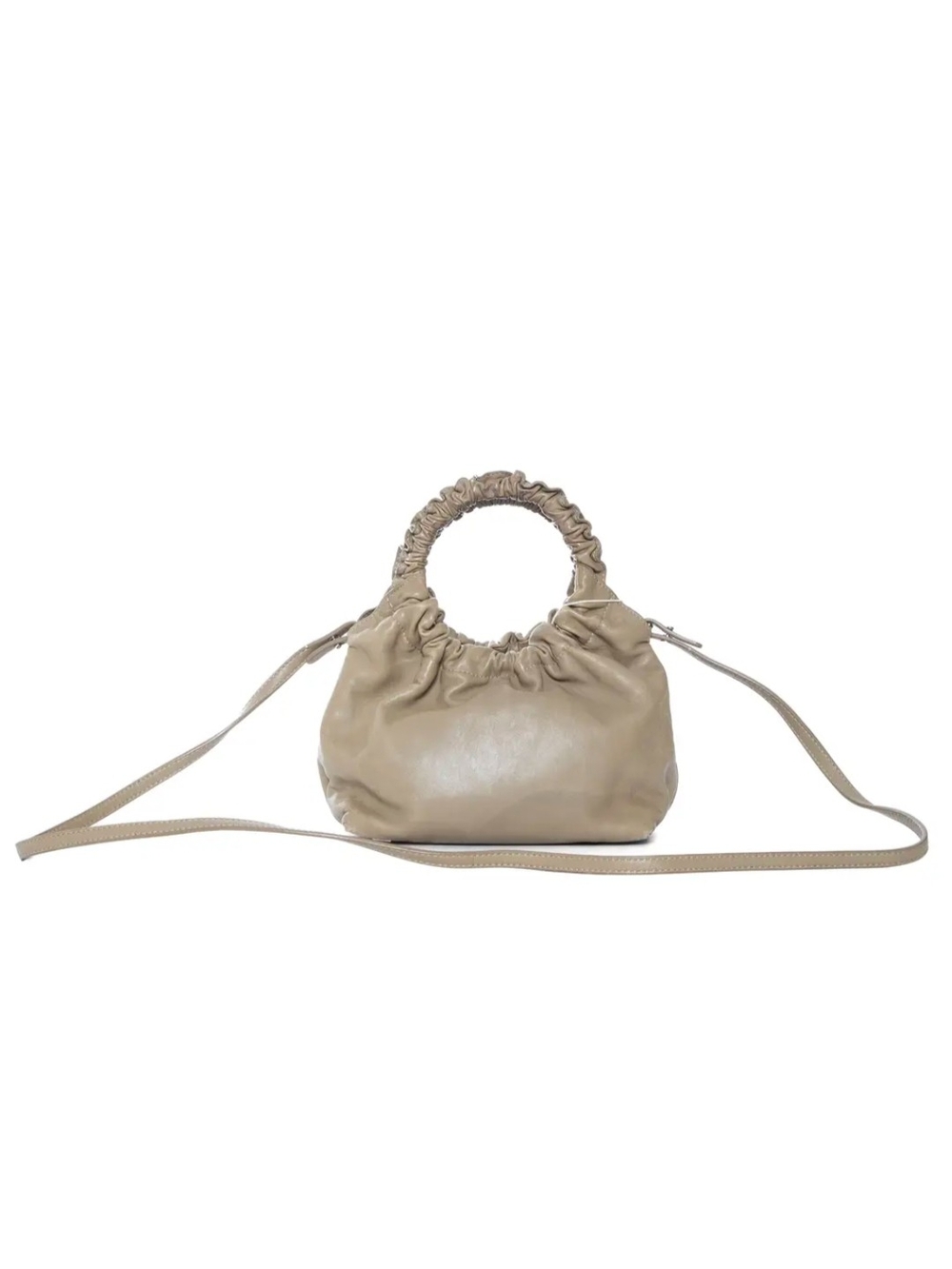 The ROW Ruched Handle Bag in Sage - Picture 2 of 15